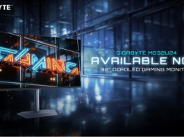 GIGABYTE Launches MO32U24 32-inch 240Hz QD-OLED 4K Gaming Monitor