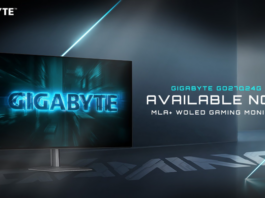 GIGABYTE Launches 27-inch QHD 240Hz WOLED Gaming Monitor for Competitive Gamers