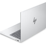 HP OmniBook X 14 GlacierSilver Rear Left