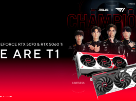 ASUS and T1 Launch Special Edition GeForce RTX 5070 and RTX 5060 Ti Graphics Cards Inspired by Esports Champions