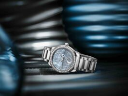 Glashütte Original Serenade Luna Reaches for the Sky in New “Skyline Blue”