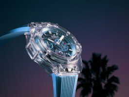 Hublot Big Bang Sapphire Sky Blue Captures the Spirit of Summer in Transparent Form