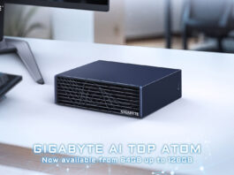 GIGABYTE AI TOP ATOM Makes Local AI Development More Accessible with New 64GB Model